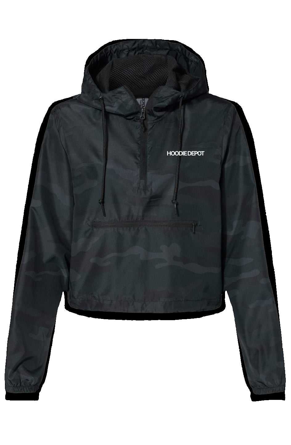 Lightweight Pullover Crop Windbreaker