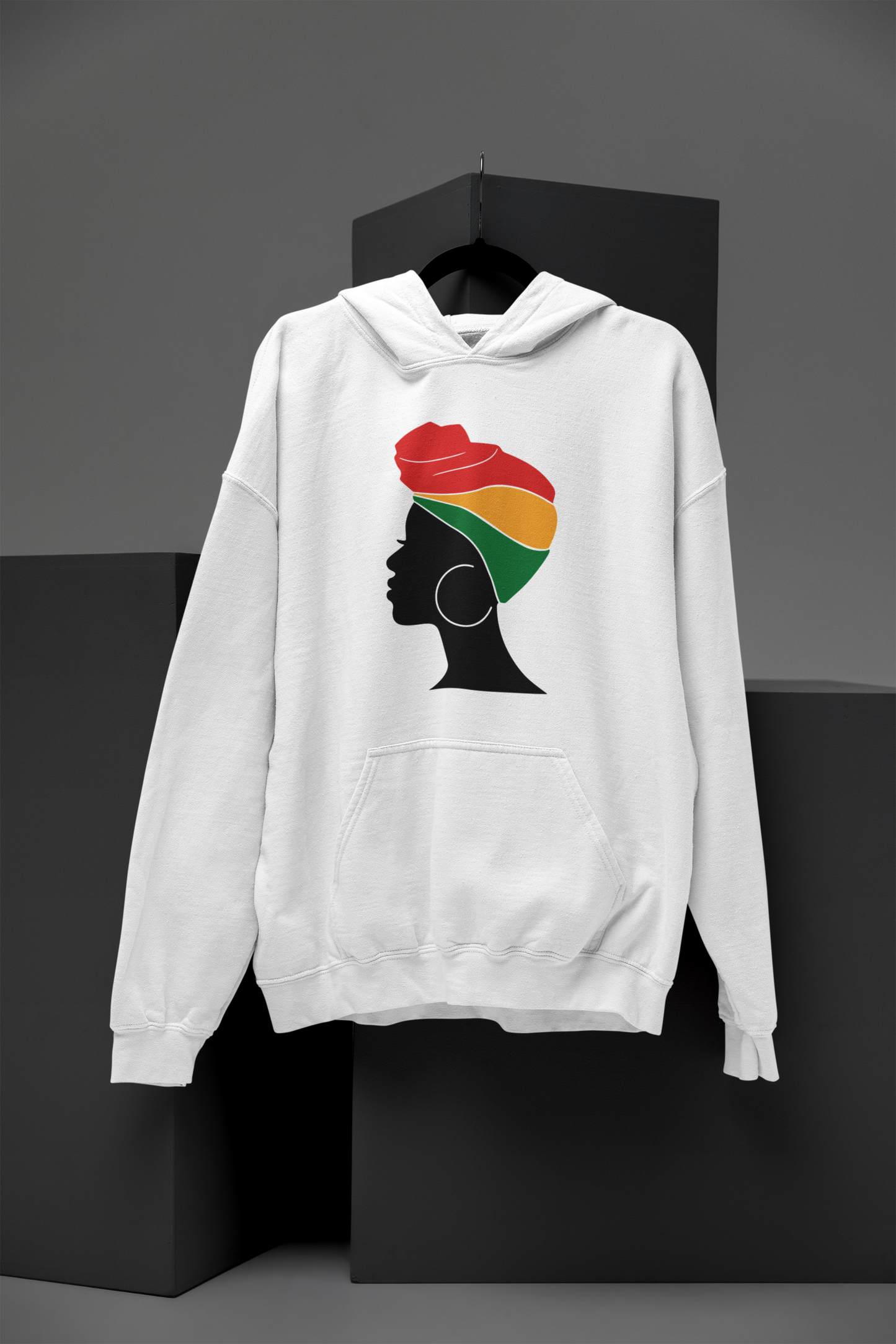 Graphic Headwrap Hoodie