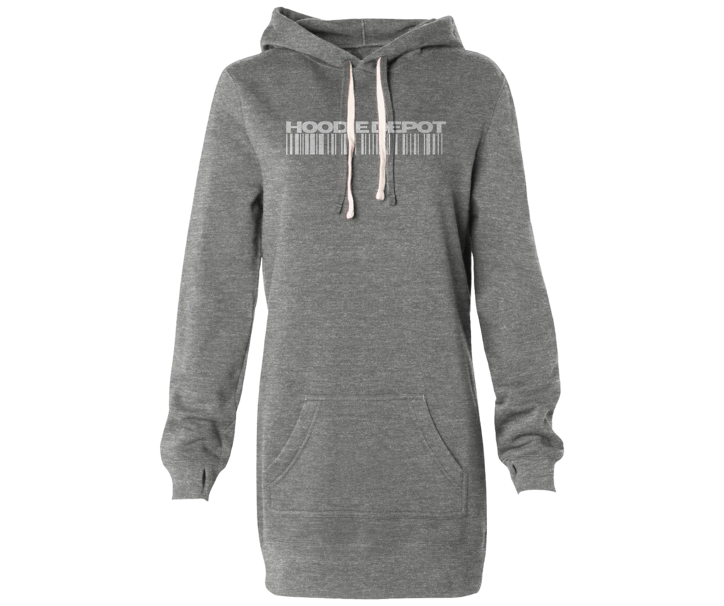 Hoodie Dress With Thumbholes