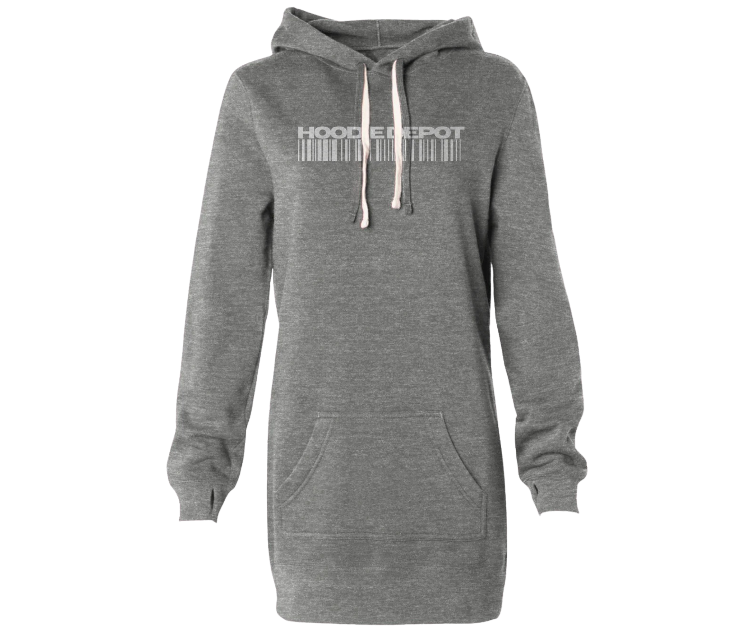 Hoodie Dress With Thumbholes