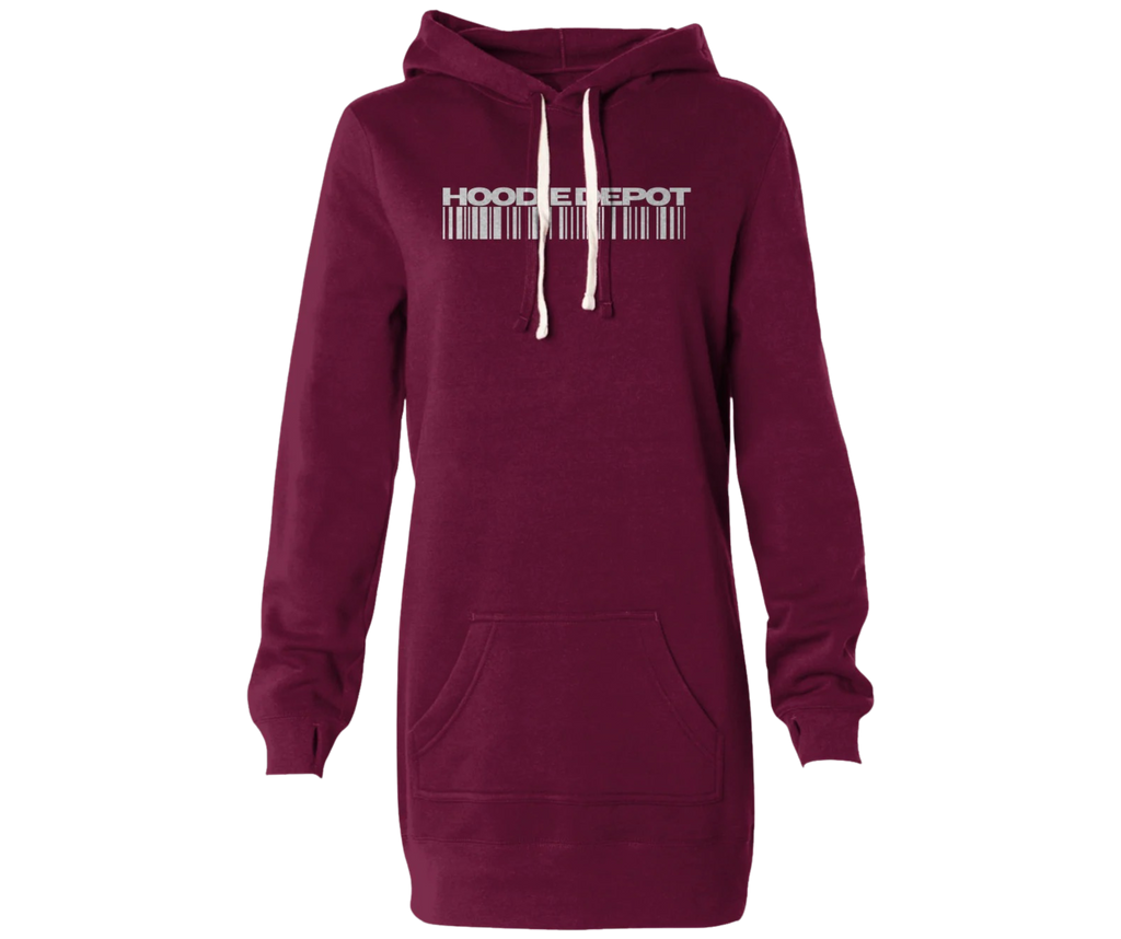 Hoodie Dress With Thumbholes