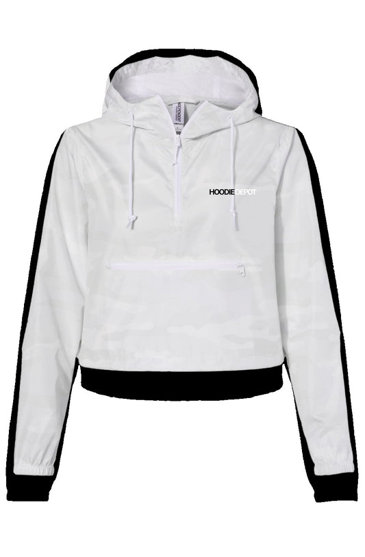 Lightweight Pullover Crop Windbreaker