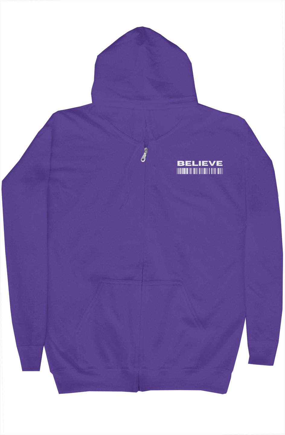 Believe Zip Up Hoodie