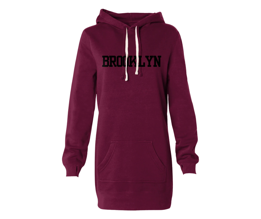 Brooklyn Hoodie Dress With Thumbholes