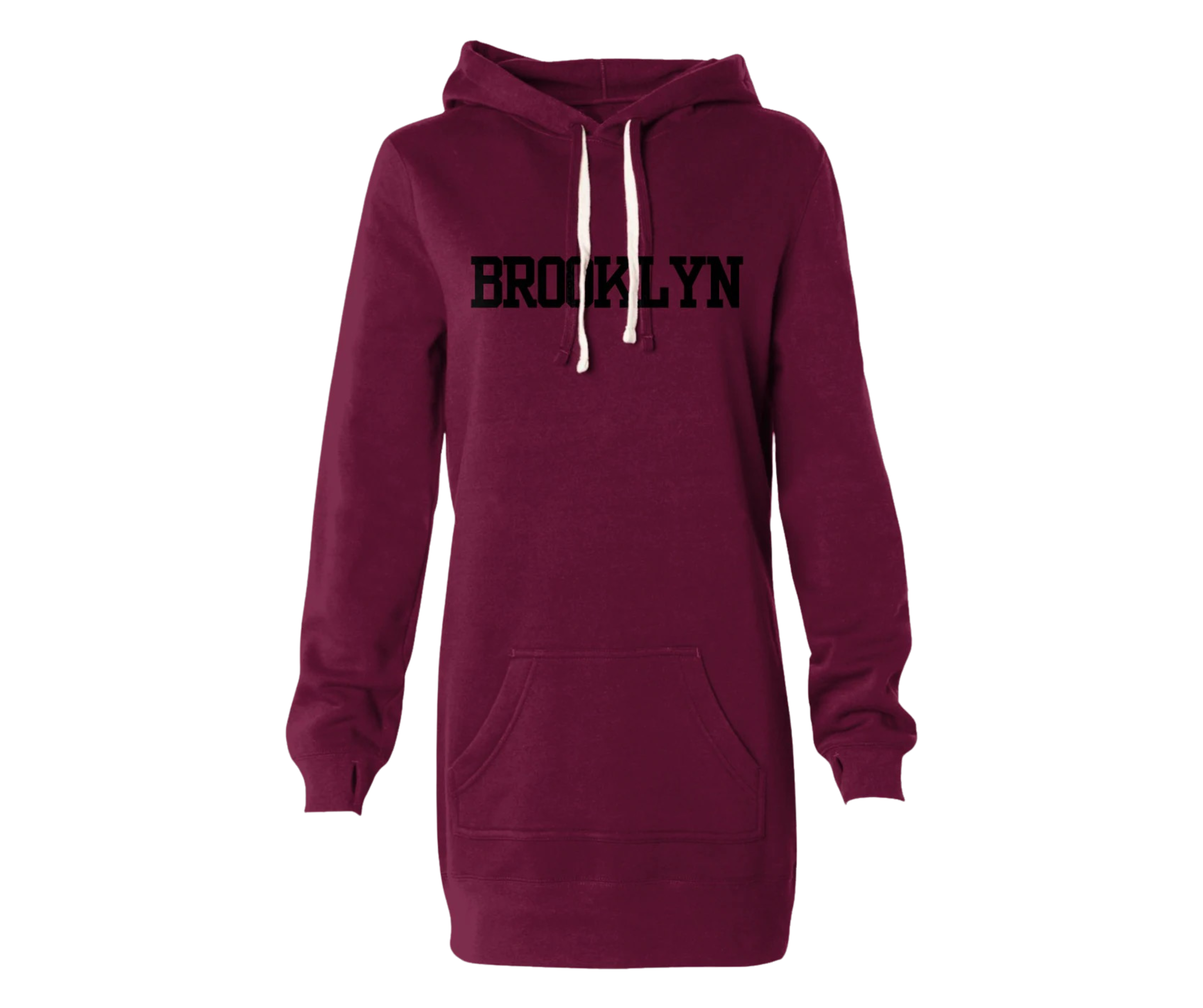Brooklyn Hoodie Dress With Thumbholes