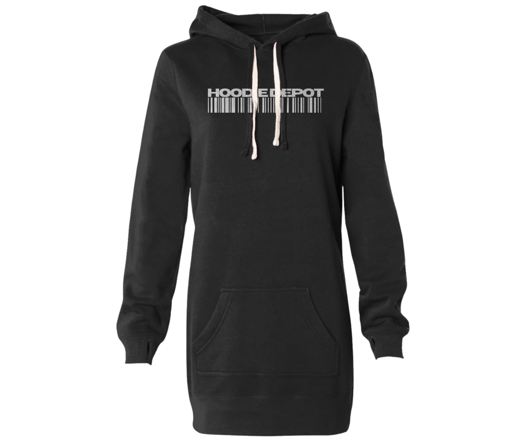 Hoodie Dress With Thumbholes