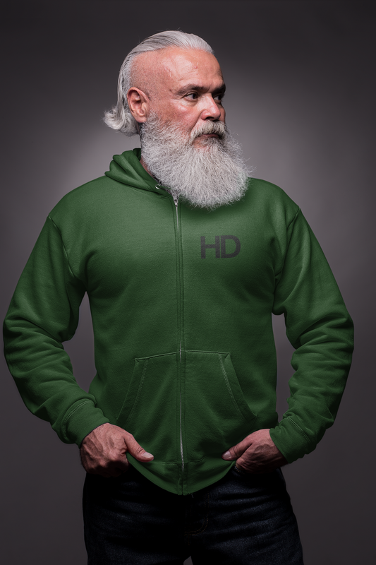 Graphic HD Logo Zip Up Hoodie