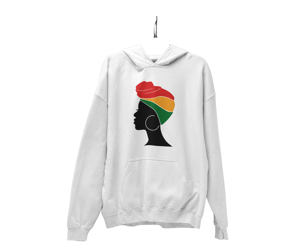 Graphic Headwrap Hoodie