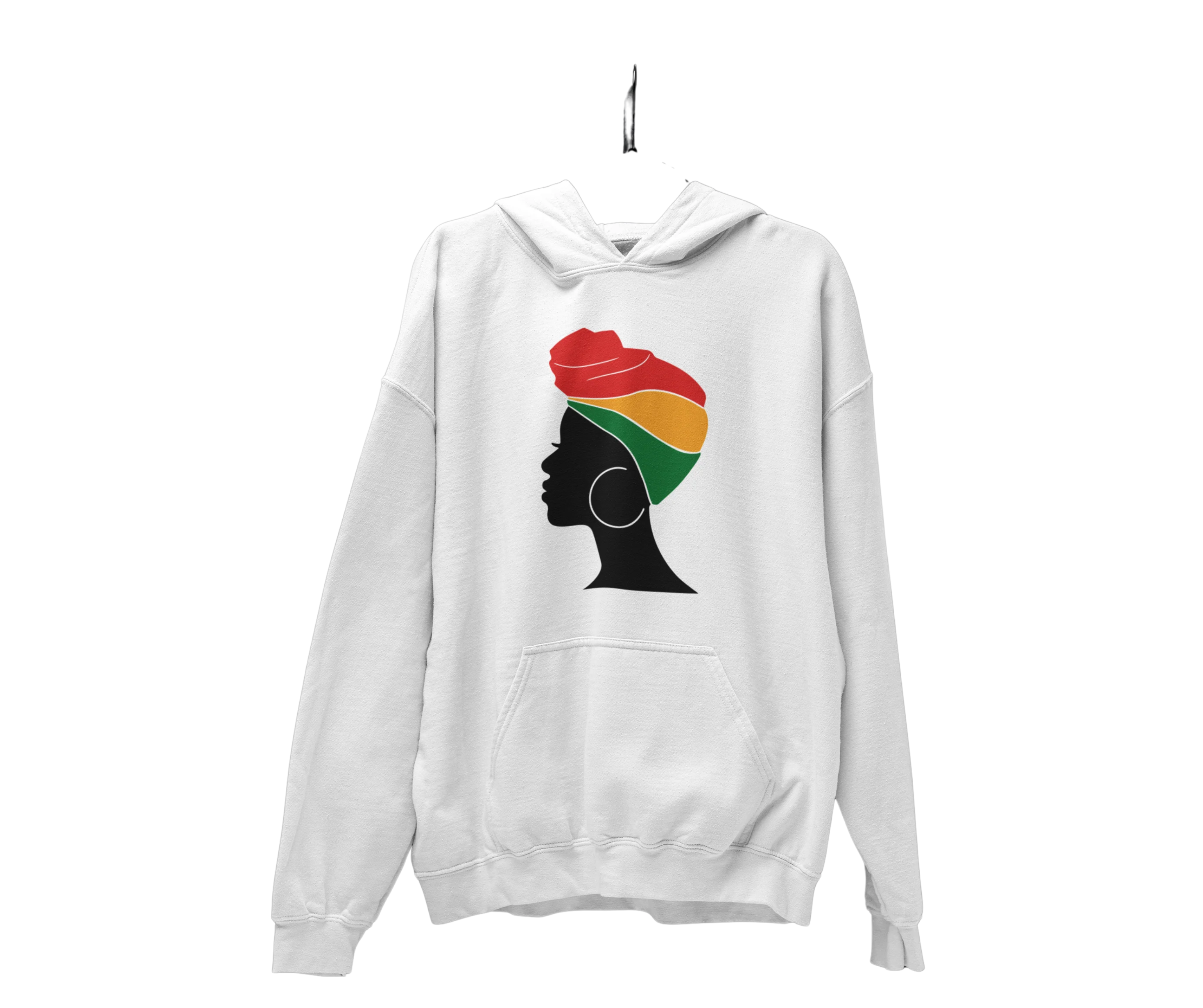 Graphic Headwrap Hoodie