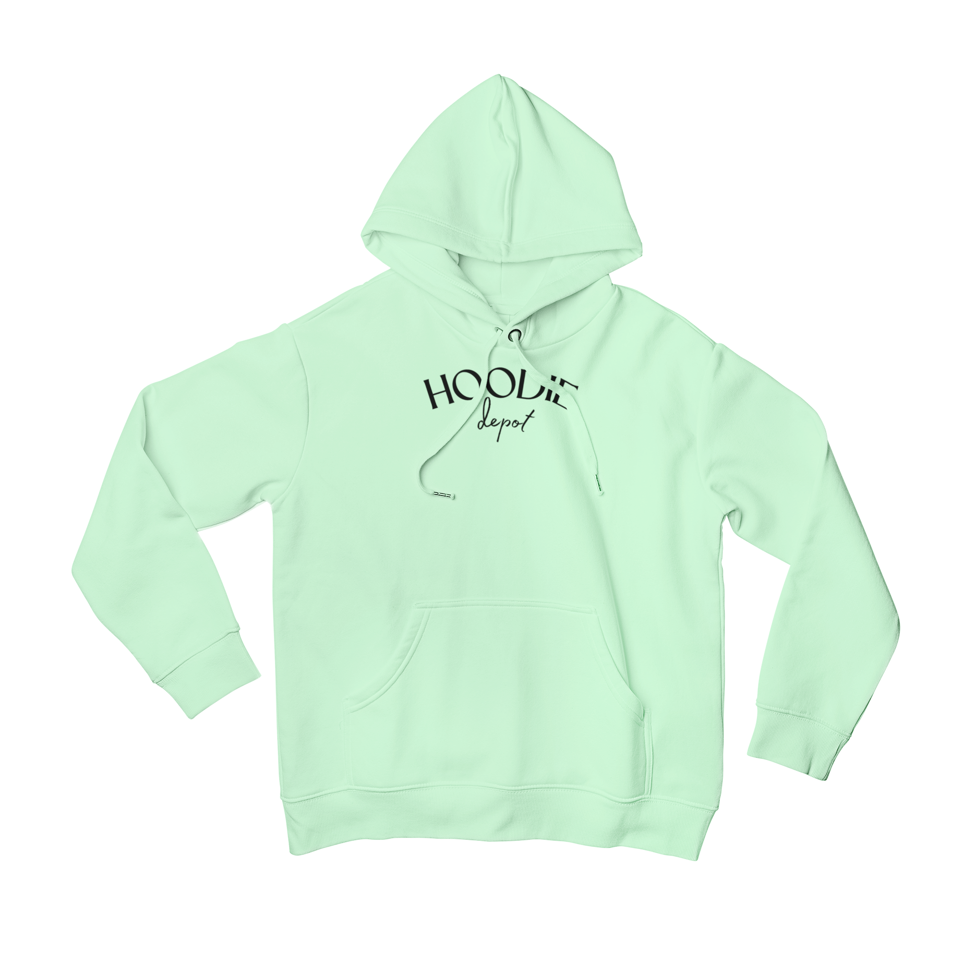 Graphic Hoodie Depot Logo Mint Green