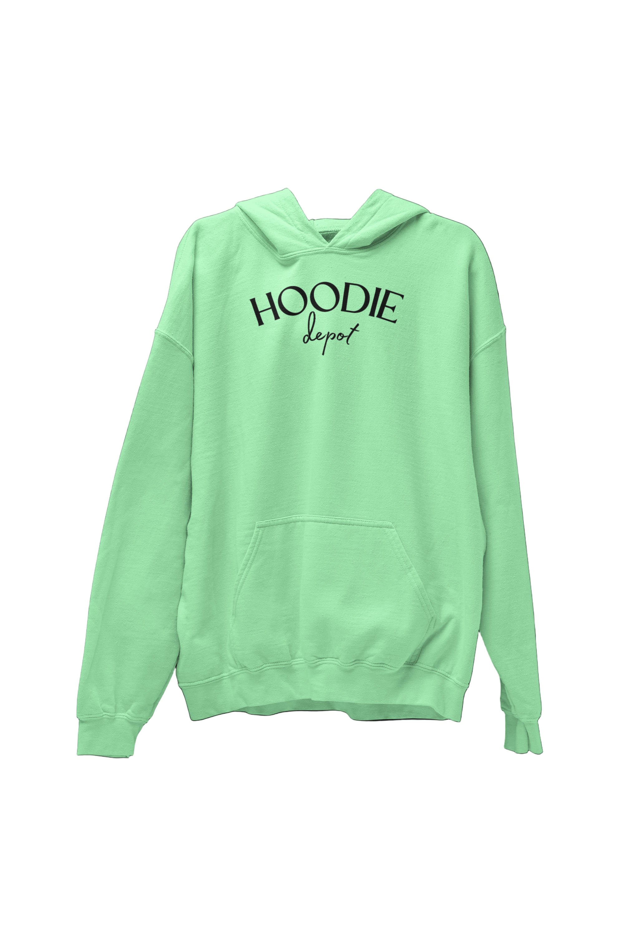 Graphic Hoodie Depot Logo Mint Green