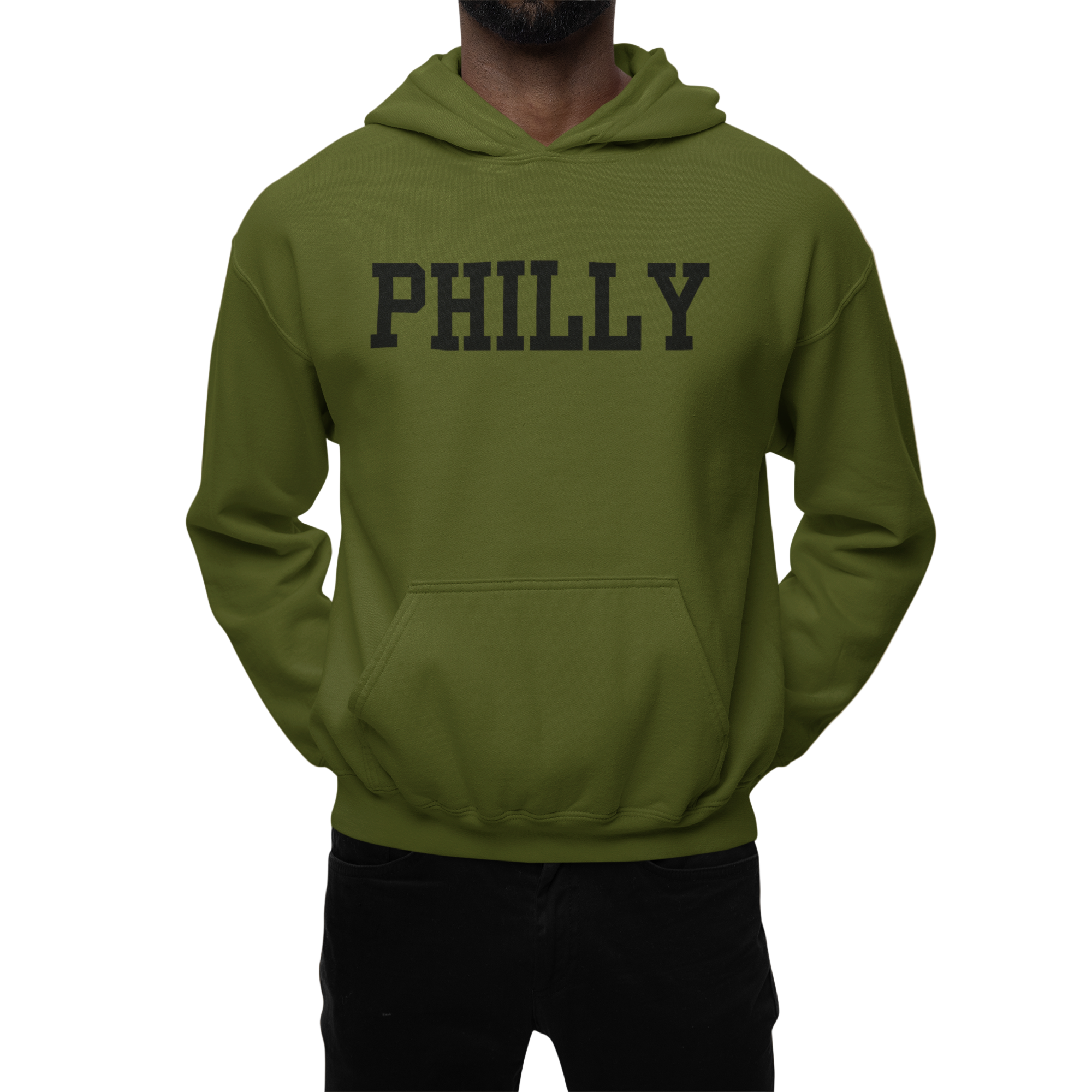 Graphic Print Philly Hoodie