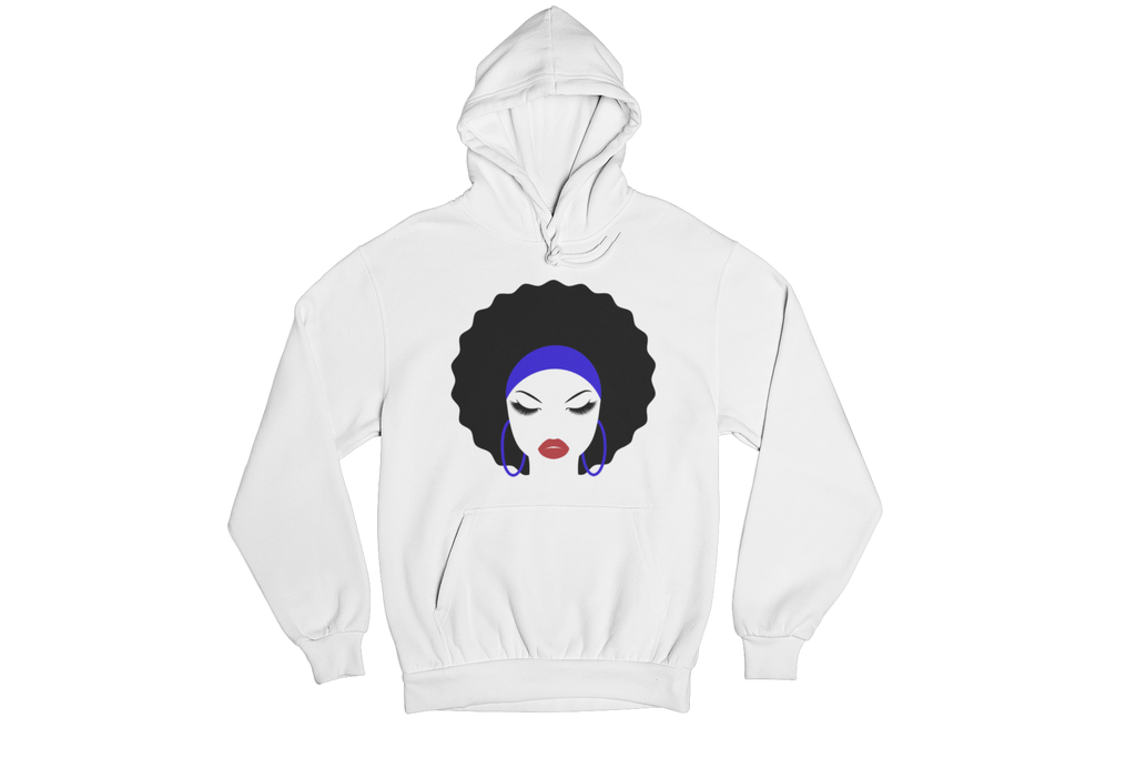 Natural Hair Eyelash Hoodie