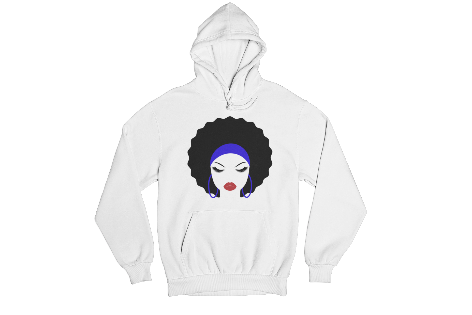 Natural Hair Eyelash Hoodie