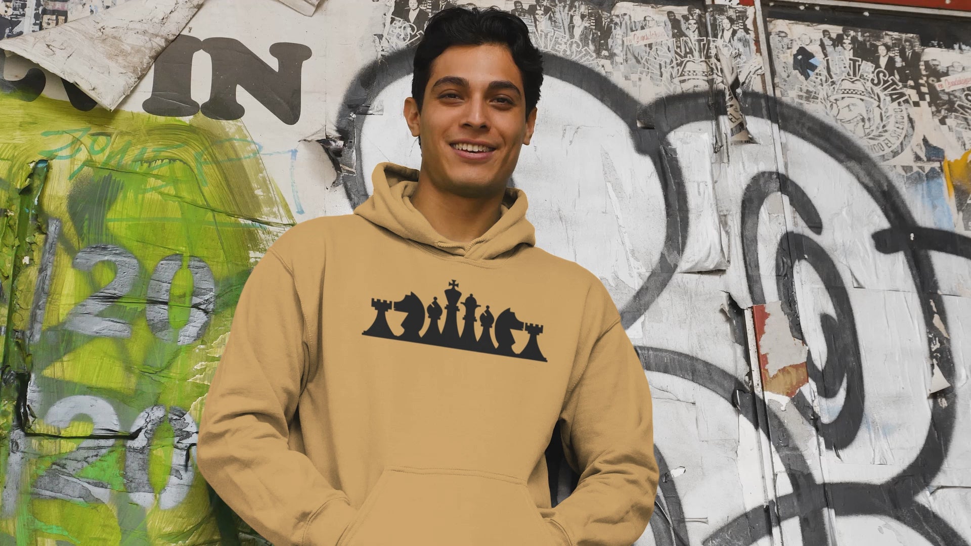 Graphic Chess Hoodie